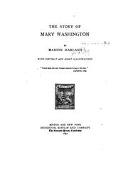 Cover of: story of Mary Washington