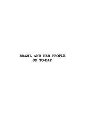 Cover of: Brazil and her people of to-day by Nevin O. Winter
