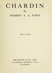 Chardin by Furst, Herbert