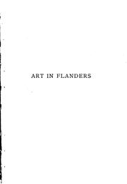Cover of: Art in Flanders.
