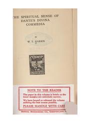 Cover of: The spiritual sense of Dante's Divina commedia by William Torrey Harris