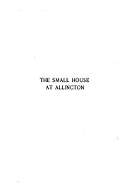 Cover of: The small house at Allington by Anthony Trollope