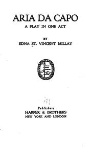 Cover of Aria da capo