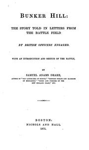 Cover of: Bunker Hill: the story told in letters from the battle field by British officers engaged