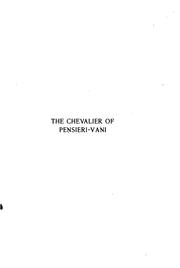 Cover of: The Chevalier of Pensieri Vani