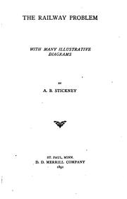 The railway problem .. by A. B. Stickney