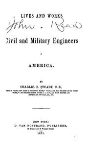 Cover of: Lives and works of civil and military engineers of America