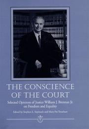 Cover of: The Conscience of the Court: Selected Opinions of Justice Willam J. Brennan Jr. on Freedom and Equality