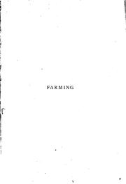 Cover of: Farming by Munkittrick, Richard Kendall, Munkittrick, Richard Kendall