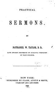 Cover of: Practical sermons