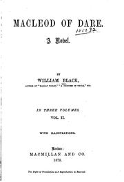 Cover of: Macleod of Dare by William Black, William Black