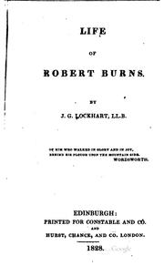 Cover of: Life of Robert Burns