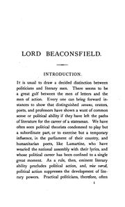 Cover of: Lord Beaconsfield by Georg Morris Cohen Brandes