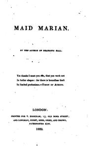 Cover of: Maid Marian by Thomas Love Peacock
