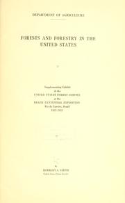 Forests and forestry in the United States by Herbert A. Smith