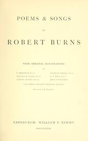 Cover of: Poems & songs by Robert Burns