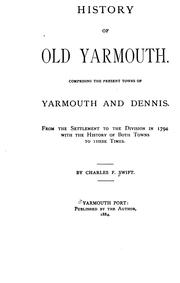 Cover of: History of old Yarmouth by Charles Francis Swift