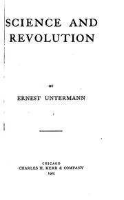Cover of: Science and revolution