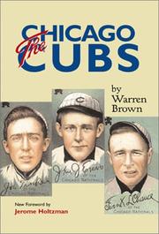 Cover of: The Chicago Cubs (Writing Baseball) | Warren Brown