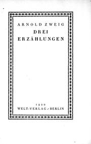 Cover of: Drei Erzählungen