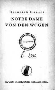 Cover of: Notre Dame von den Wogen