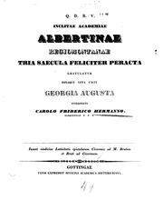 Cover of: Vindiciae latinitatis Epistolarum Ciceronis ad M. Brutum et Bruti ad Ciceronem