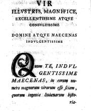 Cover of: De lactea Livii vbertate by Ioannes Henricvs Parreidt.