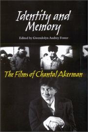 Cover of: Identity And Memory by Gwendolyn Audrey Foster, Gwendolyn Audrey Foster