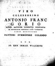 Cover of: Bernardi Oricellarii de magistratibus Romanorum veterum commentarius by edidit Ioann. Ernest. Imman. Walchius.