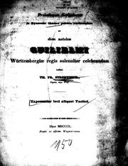 Cover of: Exponuntur loci aliquot Tacitei by Th. Fr. Strodtbeck.