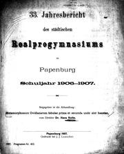 Cover of: Metamorphoseon Ovidianarum fabulae prima et secunda unde sint haustae