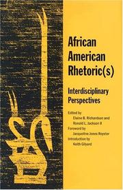 Cover of: African American rhetoric(s) by edited by Elaine B. Richardson and Ronald L. Jackson II.