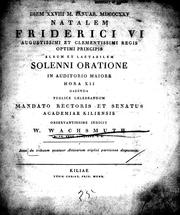 Cover of: De tribuum quatuor atticarum triplici partitione disputatio by Wilhelm Wachsmuth, Wilhelm Wachsmuth