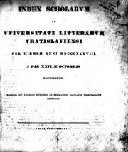 Cover of: Friederici Ritschellii de emendatione fabvlarvm Terentianarvm disputatio
