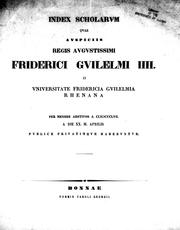 Cover of: [De Aeschyli in Septem adversus Thebas versibus 254-261 prooemium] by Friedrich Wilhelm Ritschl