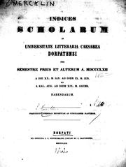 Cover of: Symbolae exeget. ad Curculionem Plautinam
