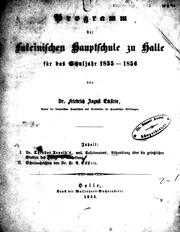 Cover of: Theodor Arnold's Abhandlung über die griechischen Studien des Horaz