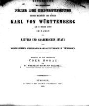 Cover of: Über Horaz by Wilhelm Sigismund Teuffel