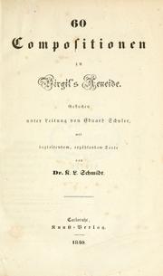 Cover of: 60 [i.e. Sechzig] Compositionen zu Virgil's Aeneide. by Publius Vergilius Maro