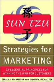 Cover of: Sun Tzu Strategies for Winning the Marketing War: 12 Essential Principles for Winning the War for Customers