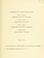 Cover of: An algorithm for the traveling salesman problem