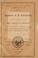 Cover of: Amendments of the Constitution, submitted to the consideration of the American people ...