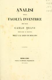 Cover of: Analisi della facoltà inventrice