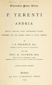 Cover of: Andria by Publius Terentius Afer