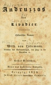 Cover of: Andruzzos der Livadier: historischer Roman