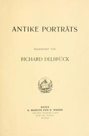 Cover of: Antike porträts.