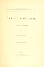 Cover of: Ara Pacis Avgvstae