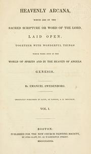 Cover of: Arcana coelestia = by Emanuel Swedenborg