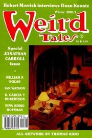 Cover of: Weird Tales 299 Winter 1990/1991 by Jonathan Carroll, William F. Nolan