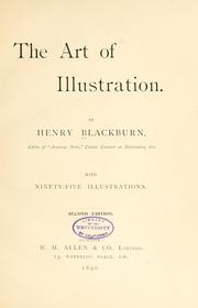 Cover of: The art of illustration by Henry Blackburn